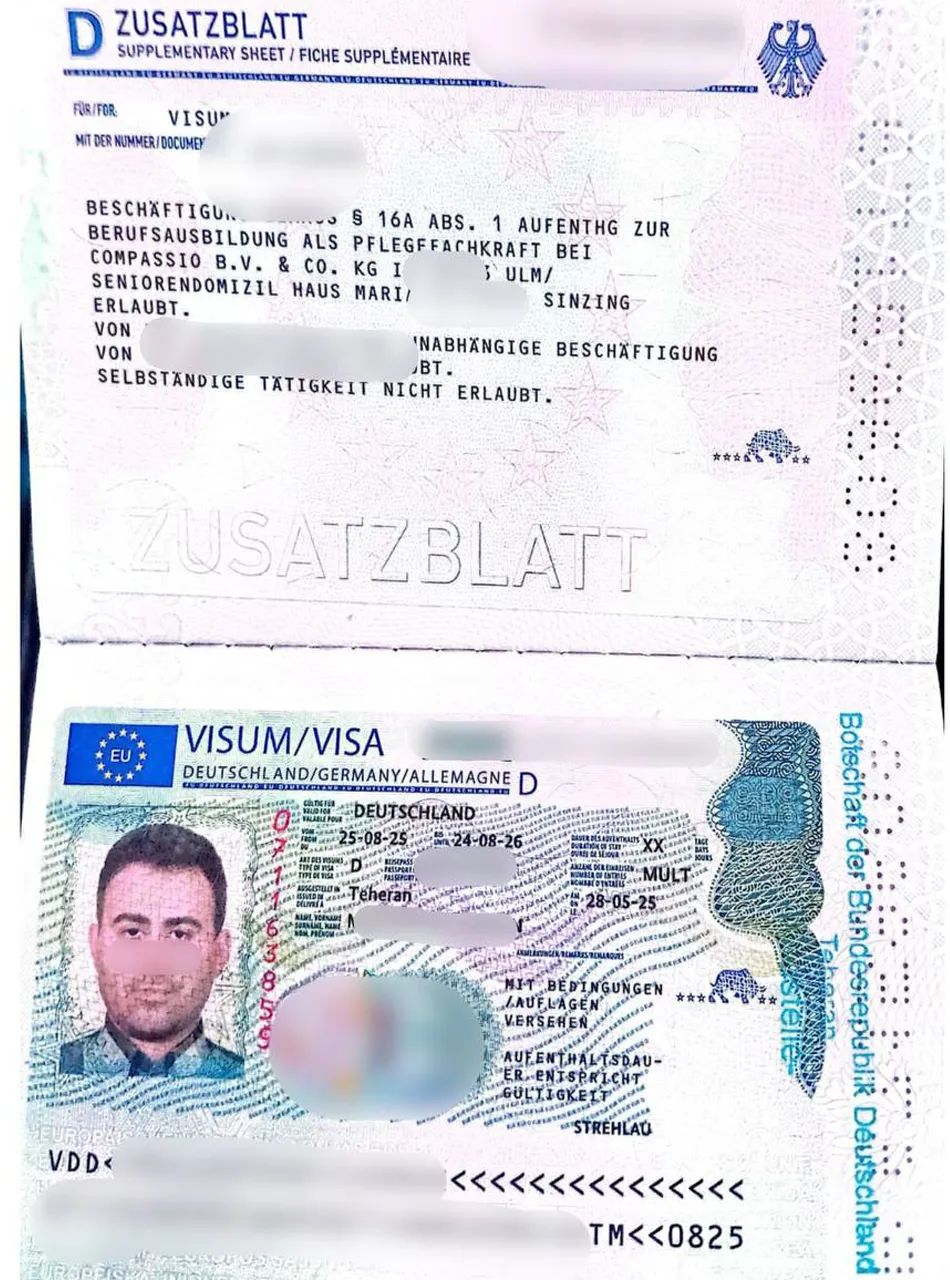 گام بزرگی برداشته شد: ویزا با موفقیت اعطا شد 🎉 اکنون پذیرش آغاز می‌شود.