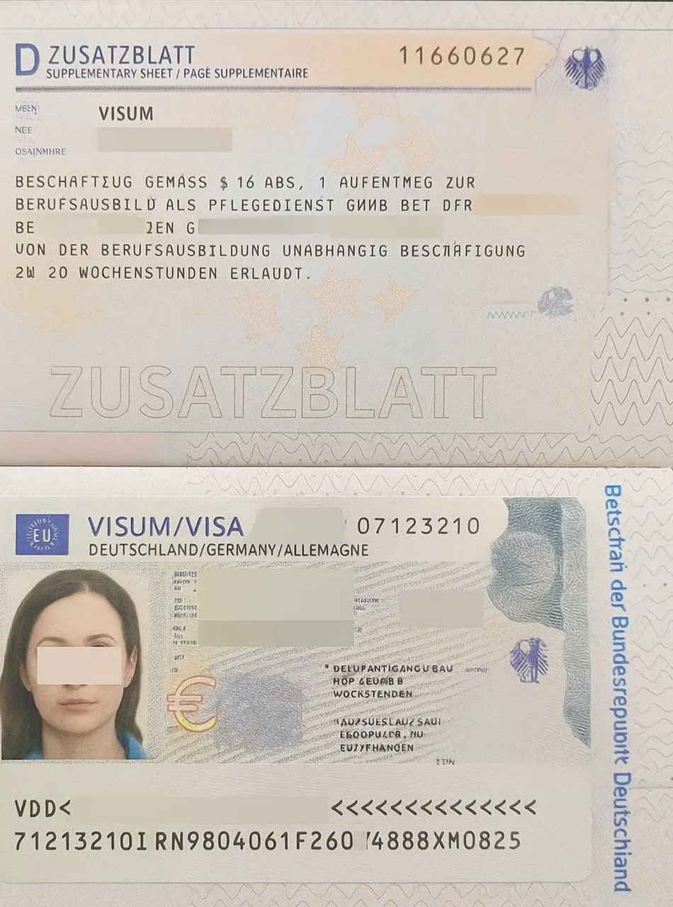 ویزا اعطا شد. اکنون فرآیند پذیرش آغاز می‌شود.